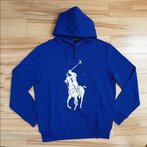 Polo Ralph Lauren Big Pony Double Knit Pullover Hoodie Regular fit